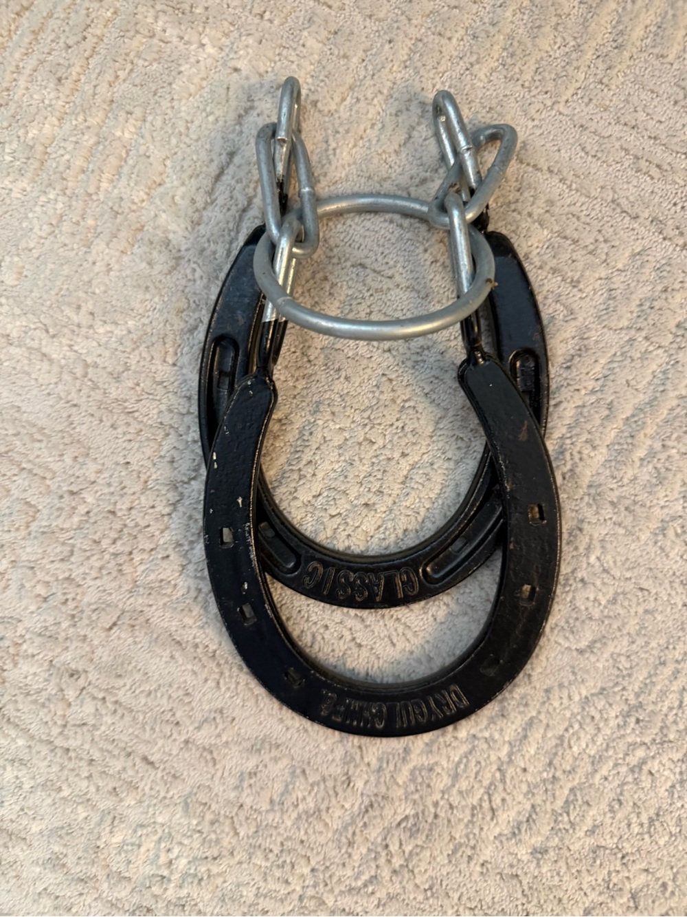 Vintage Black Horseshoes